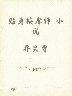 贴身按摩师 小说